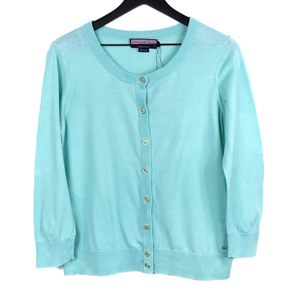 Vineyard Vines Cardigan Green L